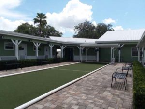 Picture of bocce ball court