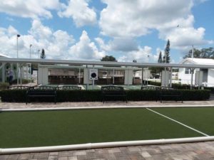 Picture of bocce ball courts